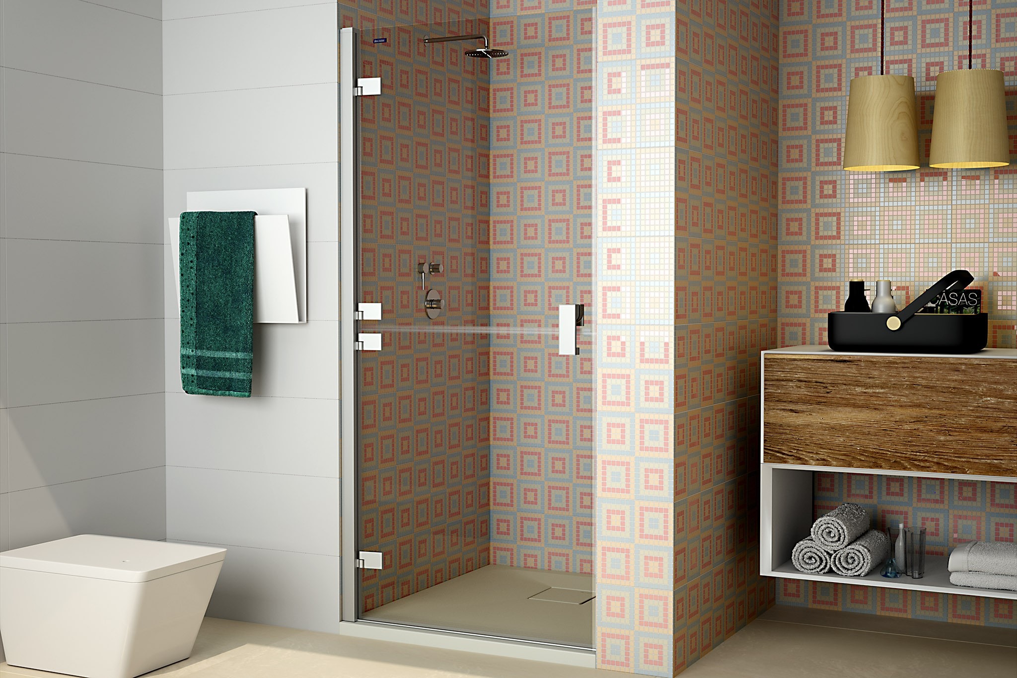 Mamparas de ducha frontales