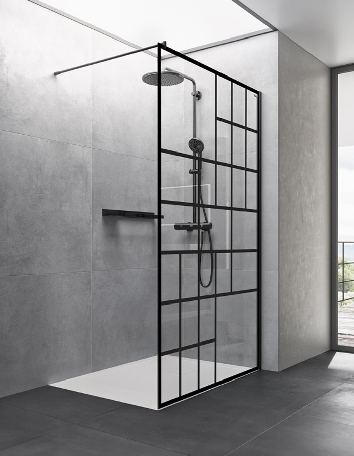mampara fija de ducha