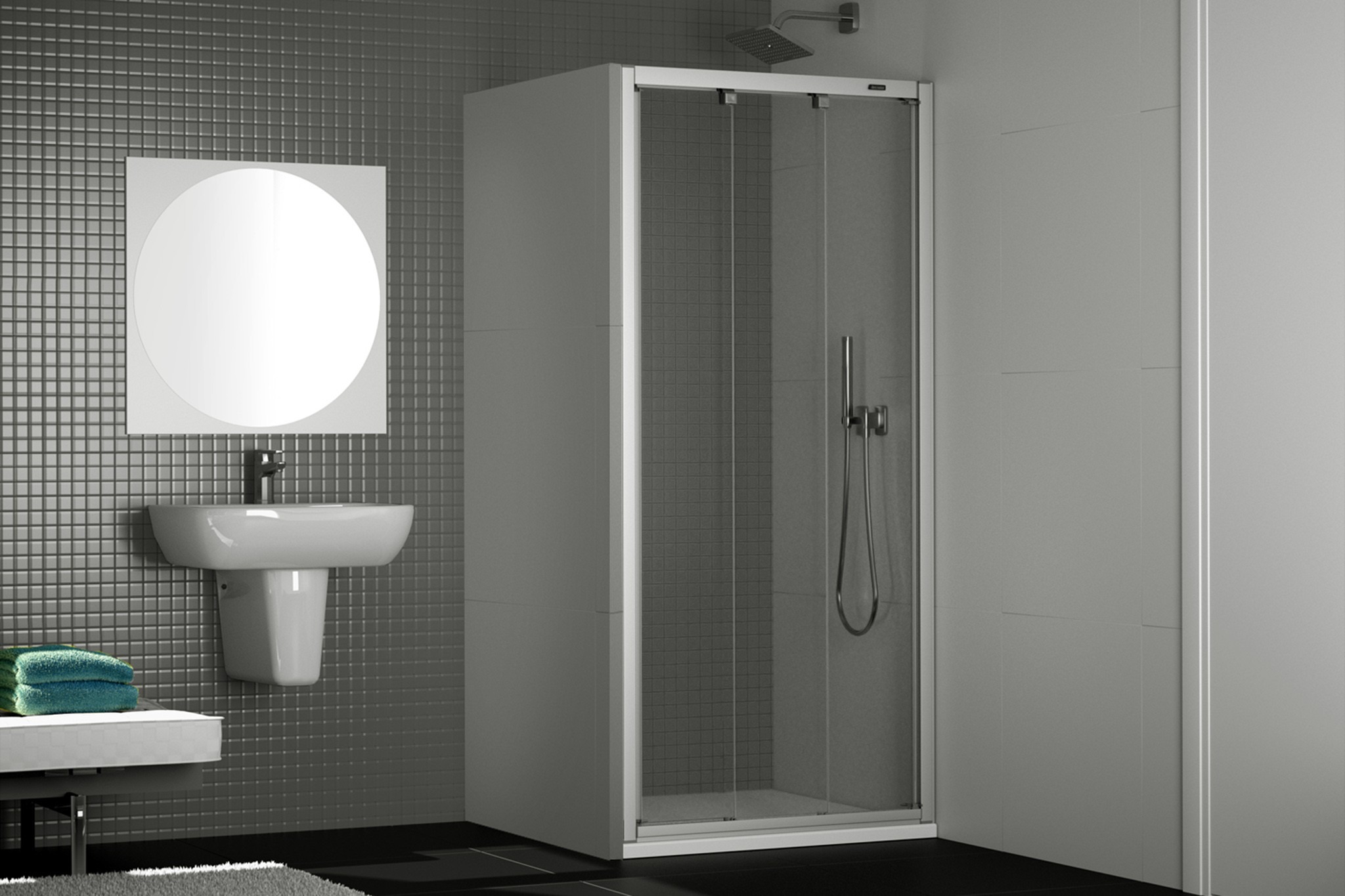 Mamparas de ducha frontales