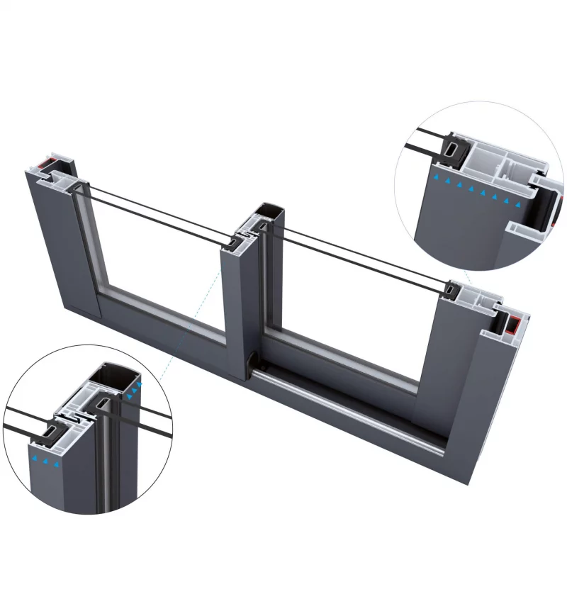 Ventanas PVC Deceuninck corredera en Barcelona