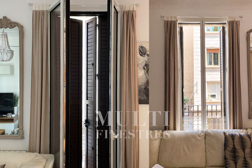 Puertas de dos hojas