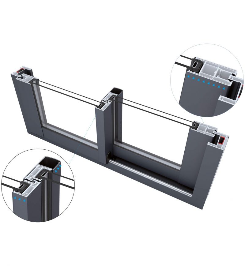 ventana corredera de pvc